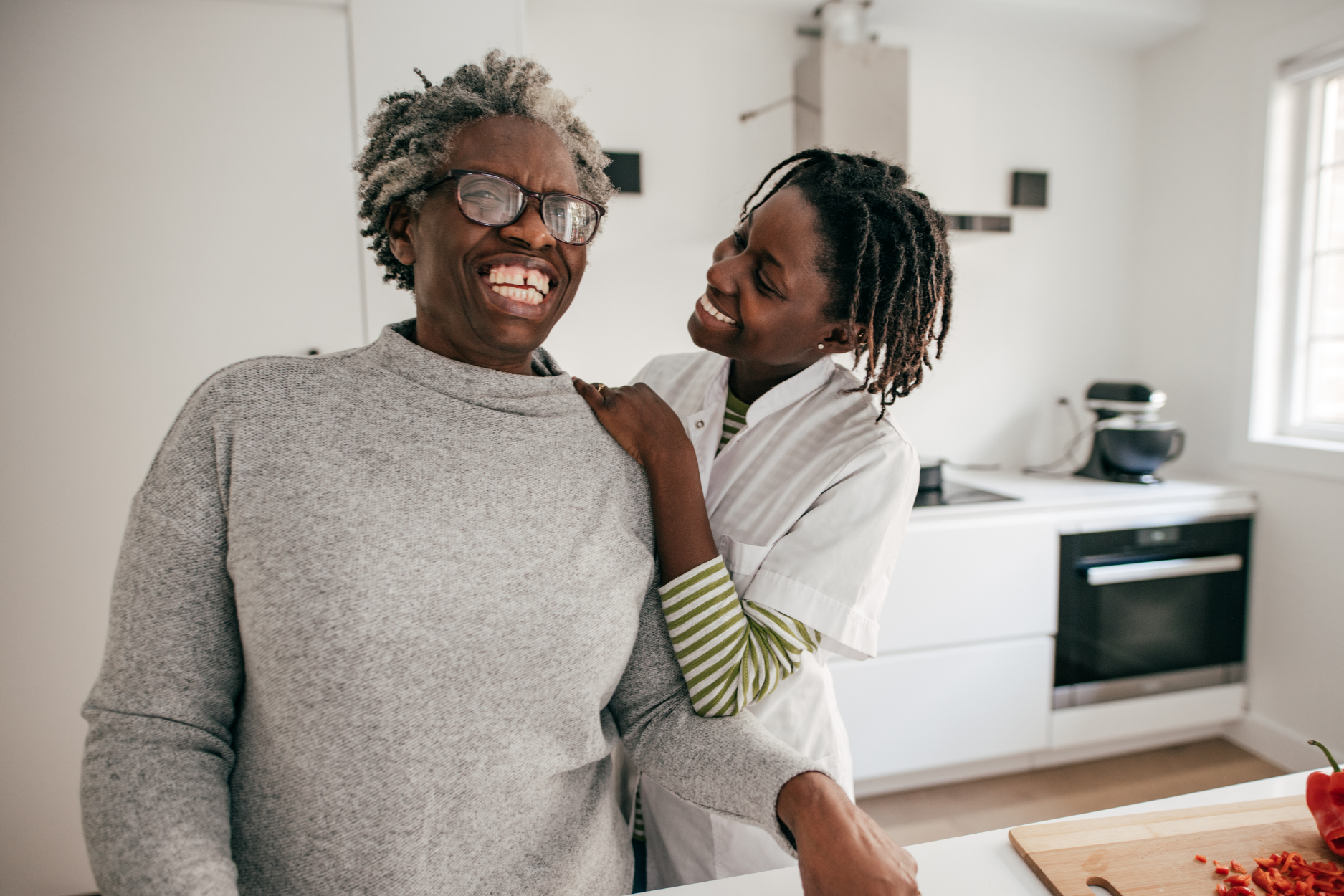 Non-medical home care moment 1 — caregiver and client