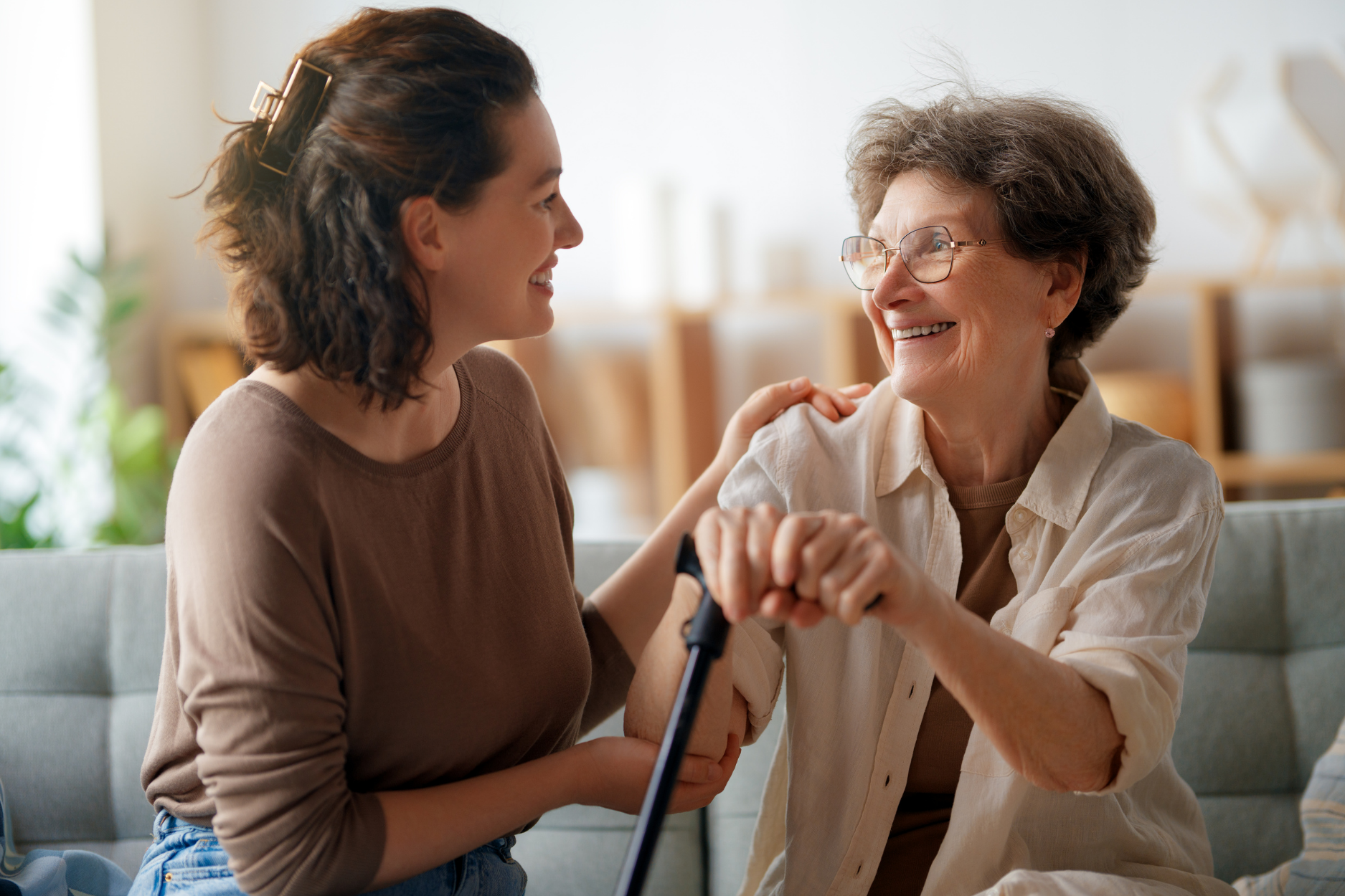 Non-medical home care moment 3 — caregiver and client